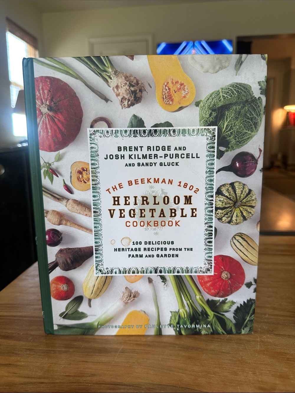 Beekman 1802 Heirloom Vegetable Cookbook — Green and White Cover
